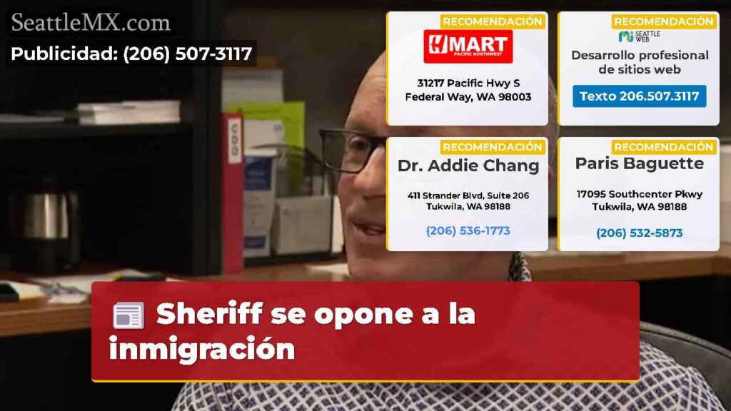 Sheriff se opone a la inmigración