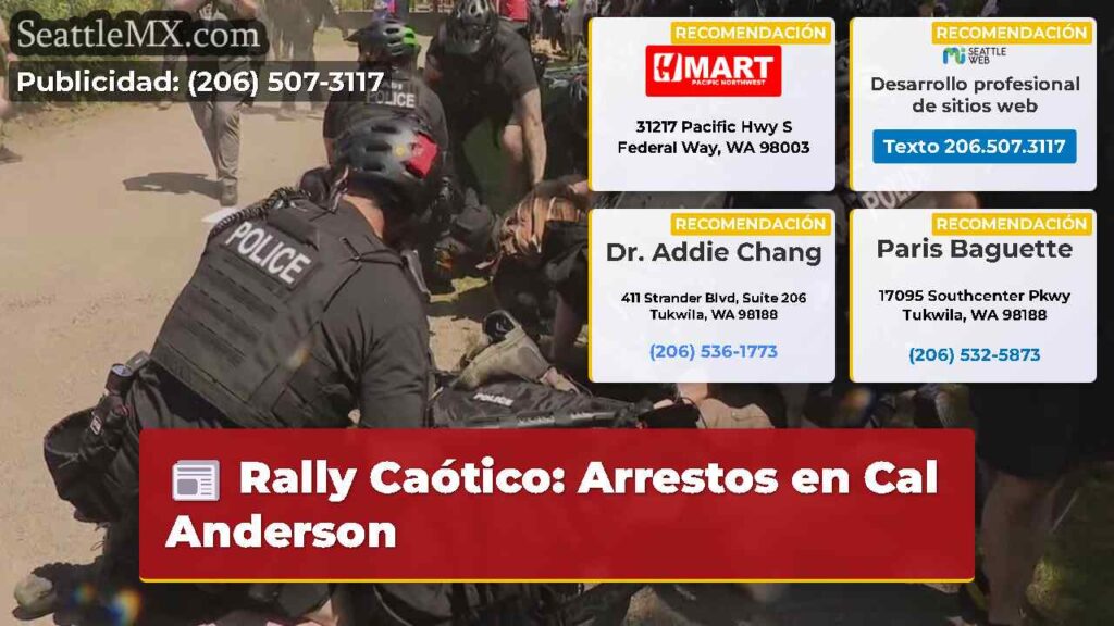 Rally Caótico: Arrestos en Cal Anderson