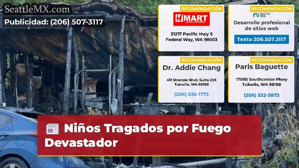 Niños Tragados por Fuego Devastador