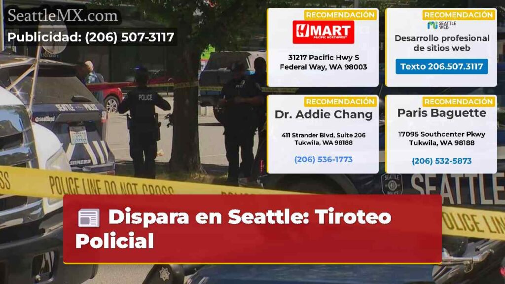 Dispara en Seattle: Tiroteo Policial