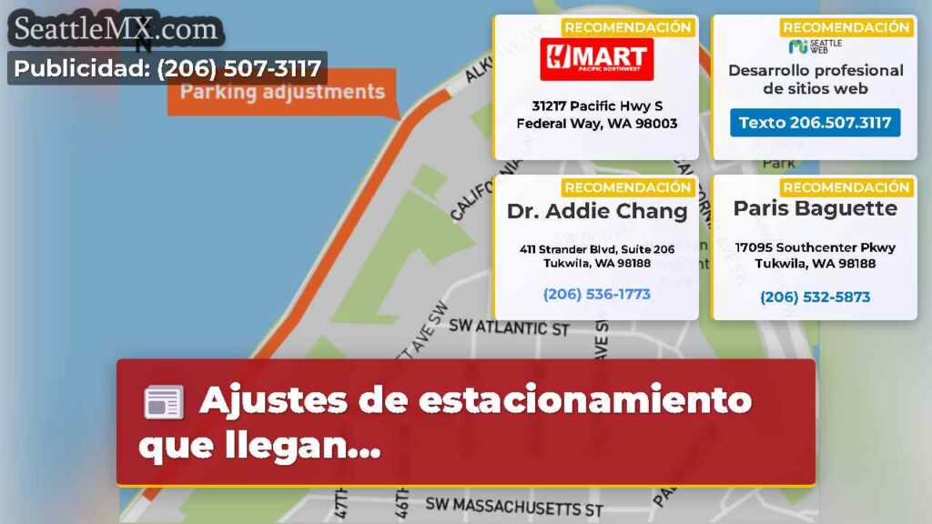 Ajustes de estacionamiento que llegan...