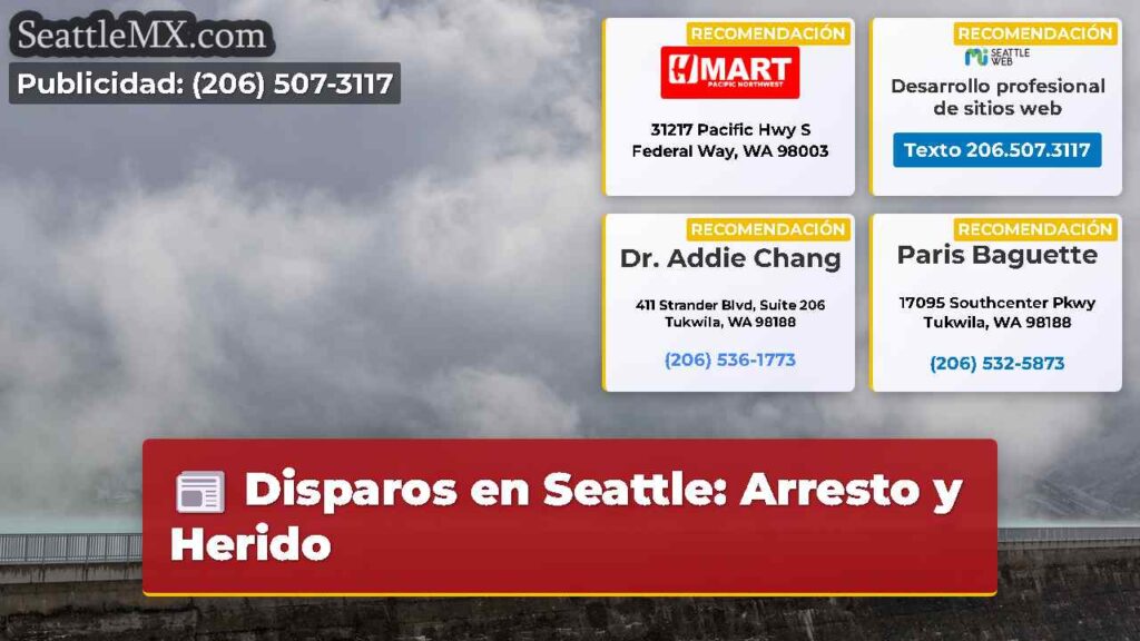 Disparos en Seattle: Arresto y Herido