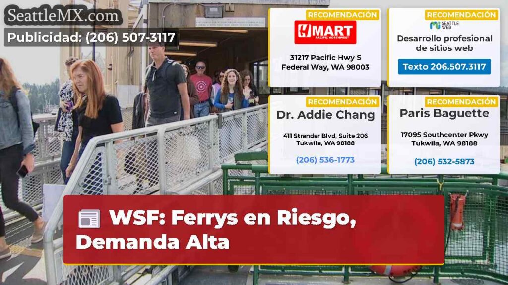WSF: Ferrys en Riesgo, Demanda Alta