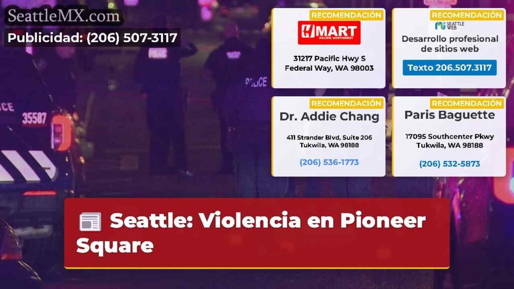 Seattle: Violencia en Pioneer Square