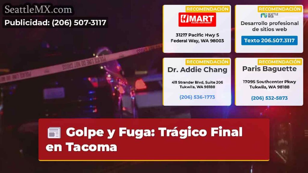 Golpe y Fuga: Trágico Final en Tacoma