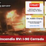 Incendio RV I-90 Cerrada