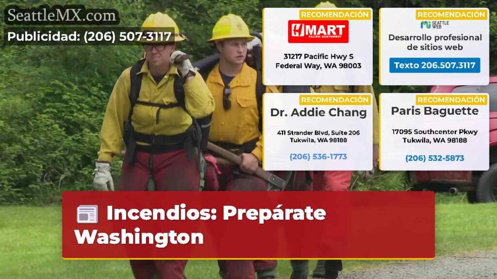 Incendios: Prepárate Washington