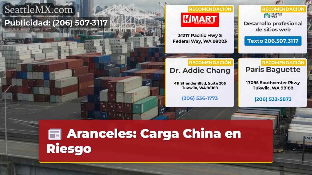 Aranceles: Carga China en Riesgo