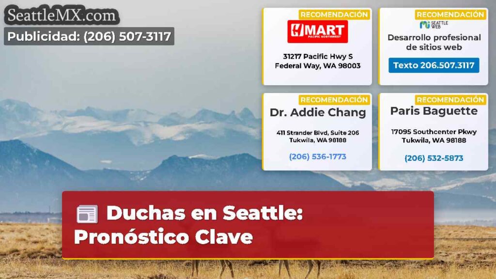Duchas en Seattle: Pronóstico Clave