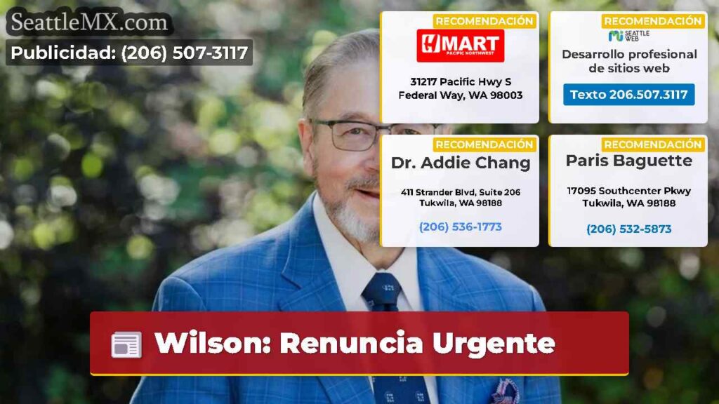 Wilson: Renuncia Urgente