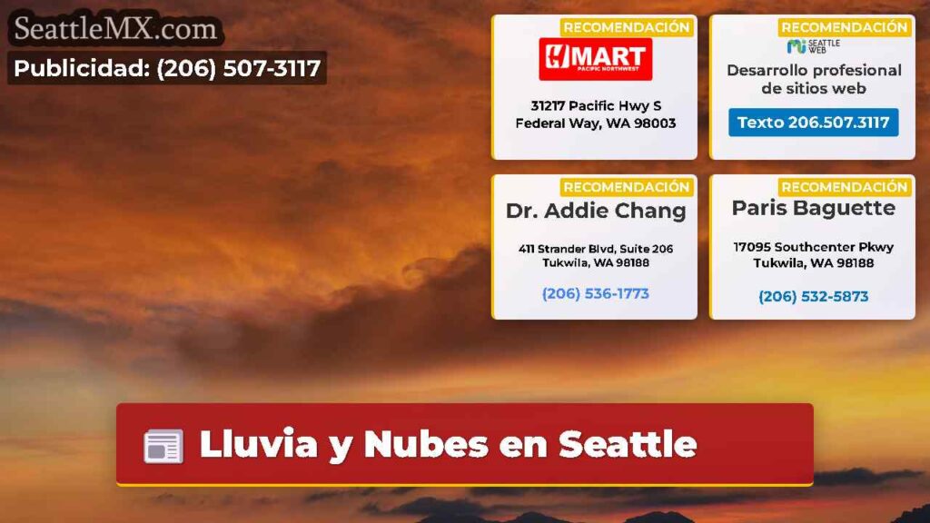 Lluvia y Nubes en Seattle