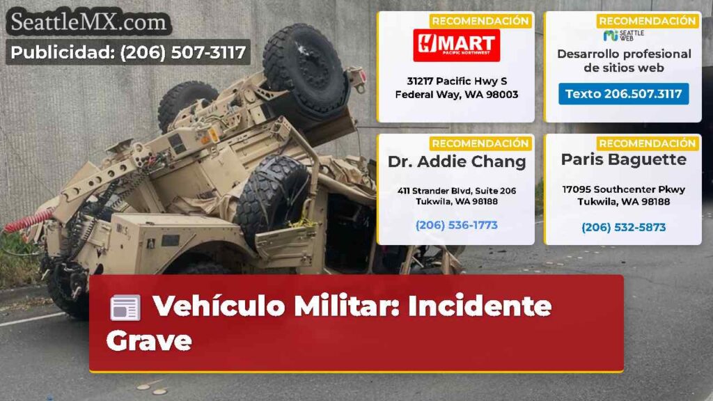 Vehículo Militar: Incidente Grave