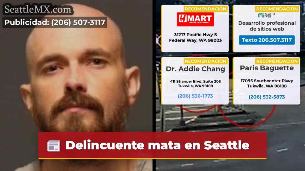 Delincuente mata en Seattle