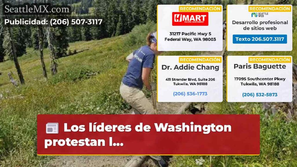 Los líderes de Washington protestan l...