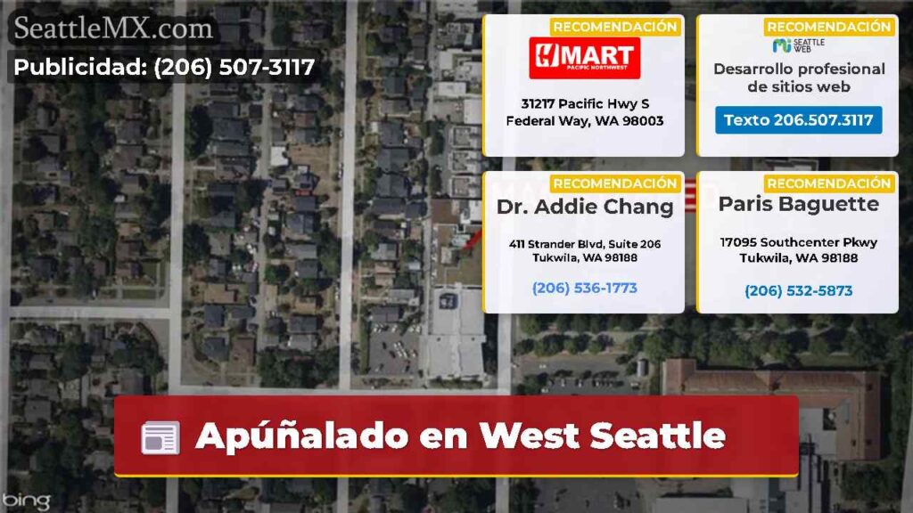 Apúñalado en West Seattle