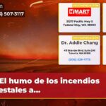 El humo de los incendios forestales a…