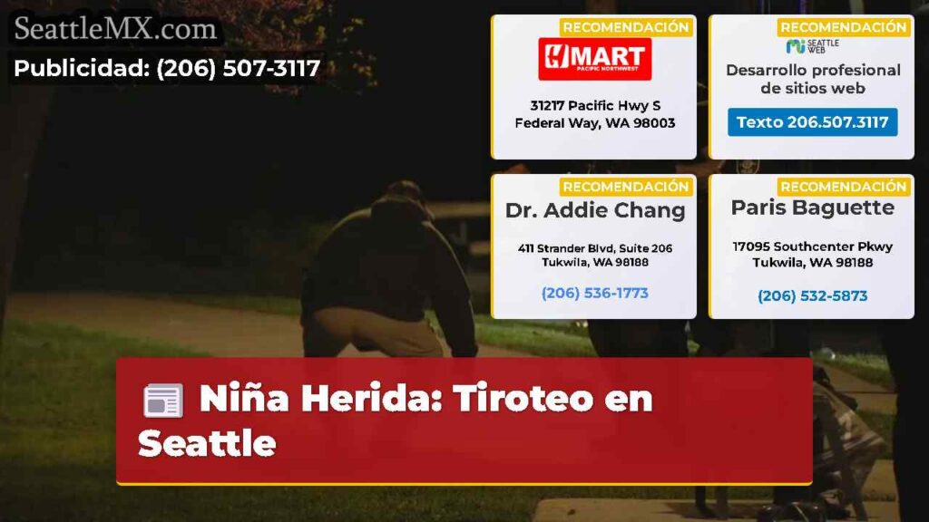 Niña Herida: Tiroteo en Seattle