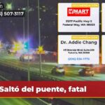 Saltó del puente fatal