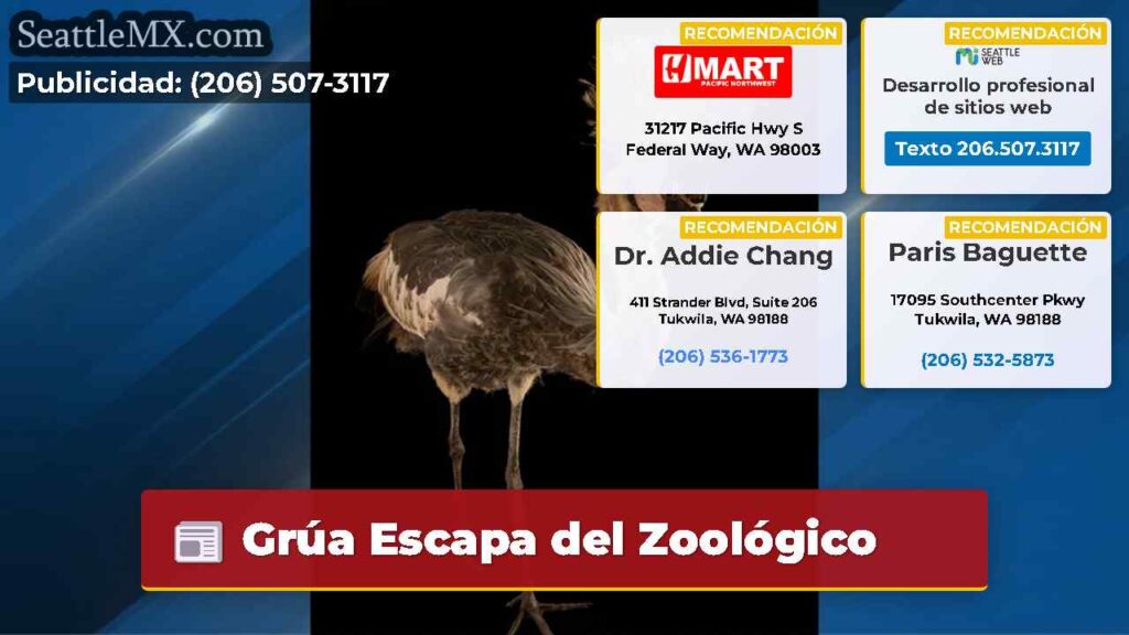 Grúa Escapa del Zoológico