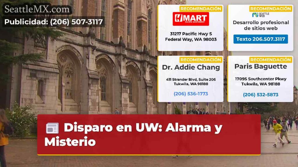 Disparo en UW: Alarma y Misterio