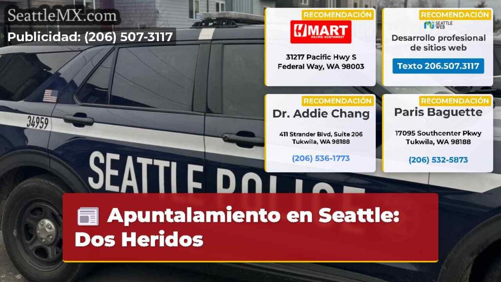 Apuntalamiento en Seattle: Dos Heridos