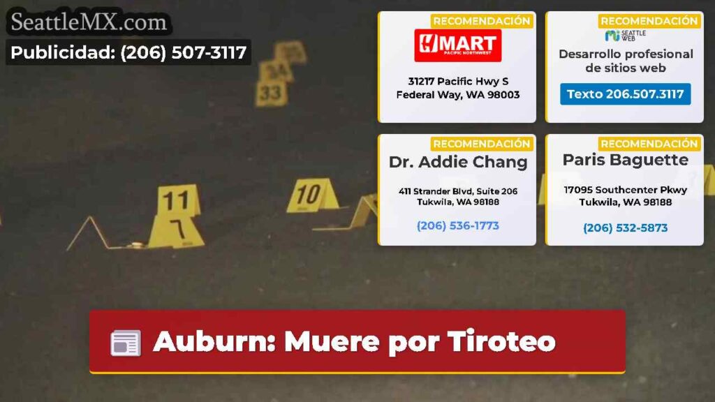 Auburn: Muere por Tiroteo