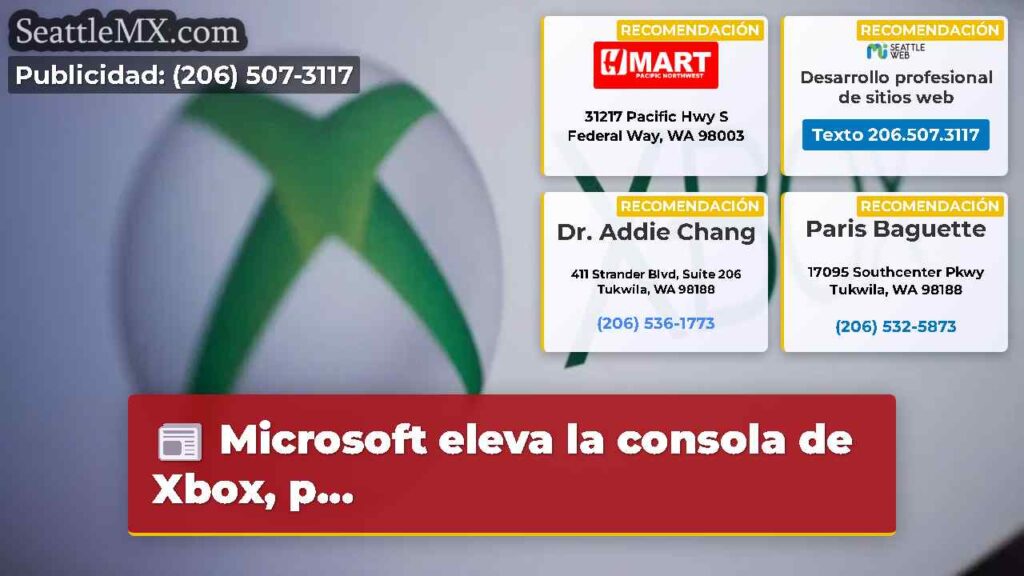 Microsoft eleva la consola de Xbox, p...