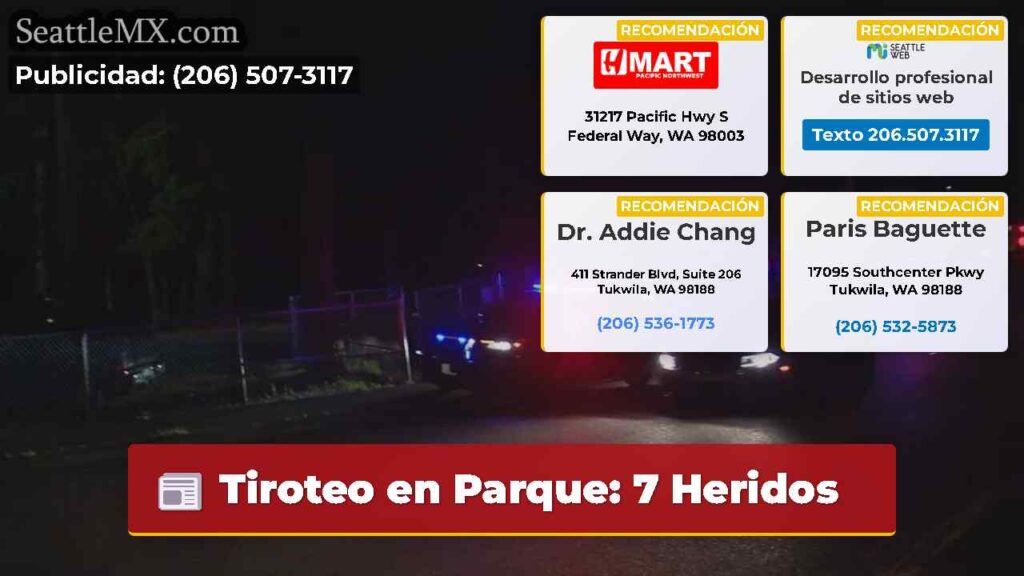 Tiroteo en Parque: 7 Heridos