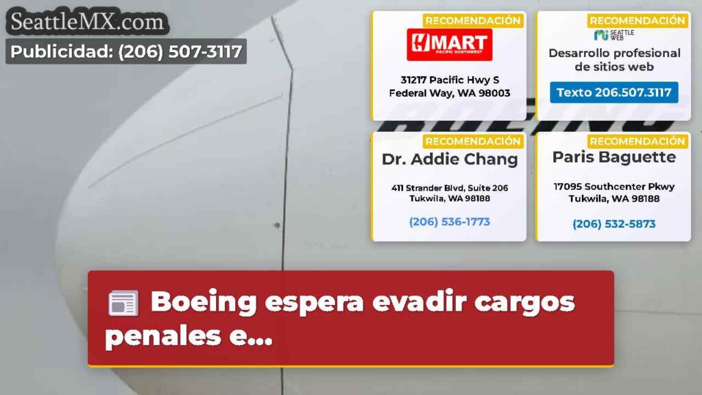 Boeing espera evadir cargos penales e...