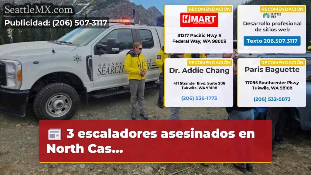 3 escaladores asesinados en North Cas...
