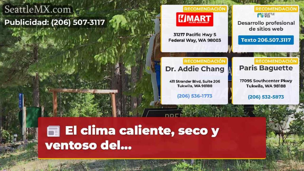 El clima caliente, seco y ventoso del...