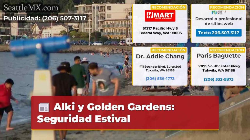 Alki y Golden Gardens: Seguridad Estival