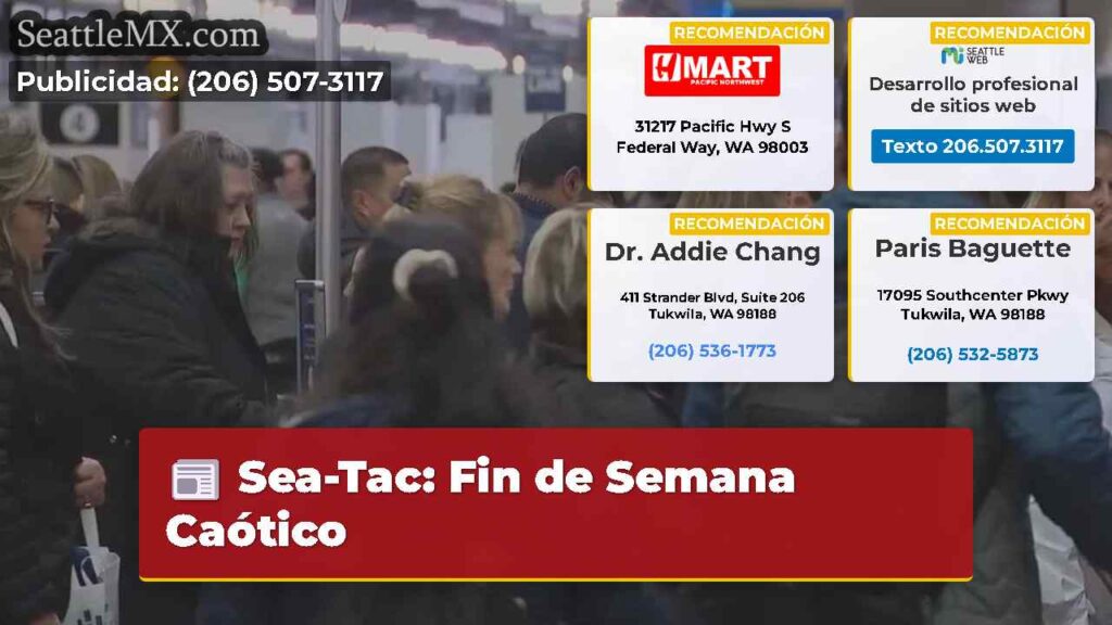 Sea-Tac: Fin de Semana Caótico