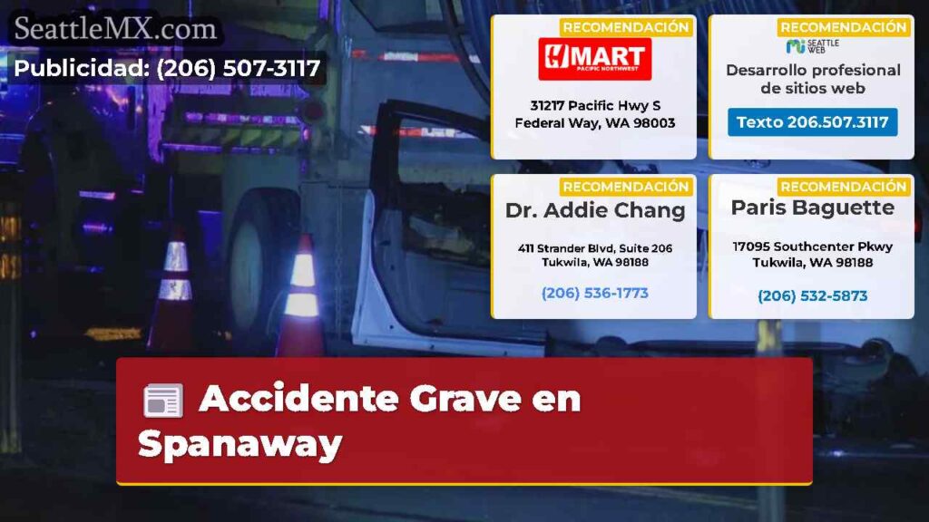 Accidente Grave en Spanaway
