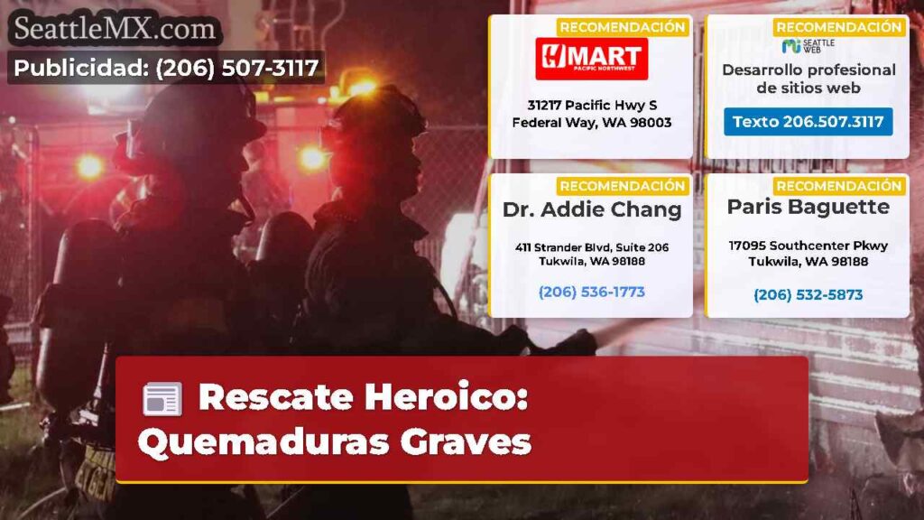 Rescate Heroico: Quemaduras Graves