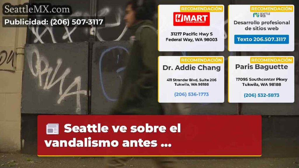 Seattle ve sobre el vandalismo antes ...