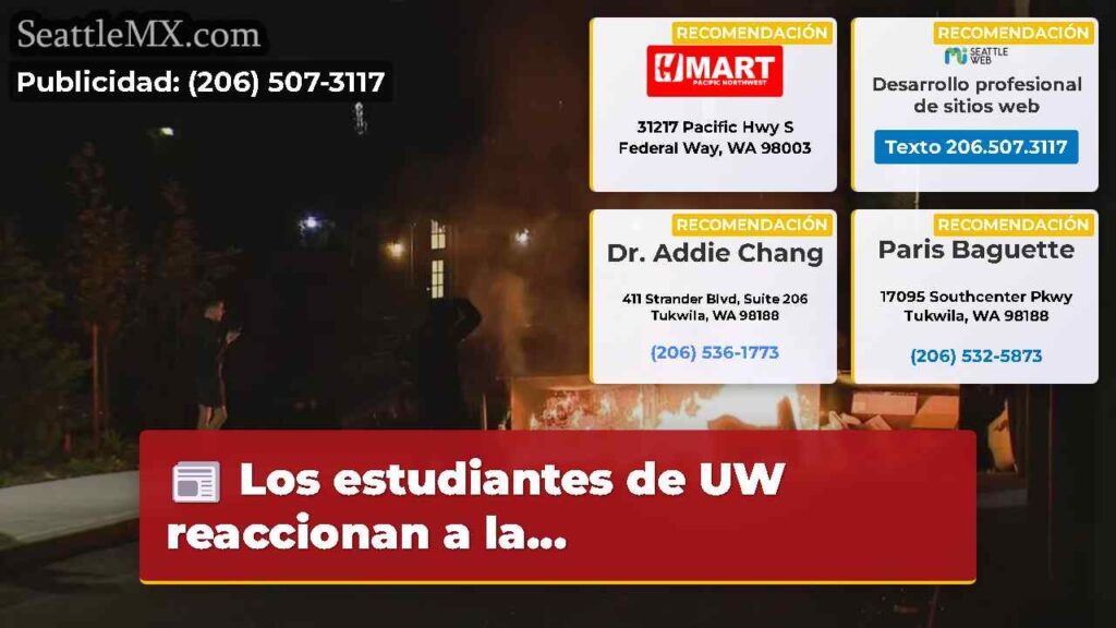 Los estudiantes de UW reaccionan a la...