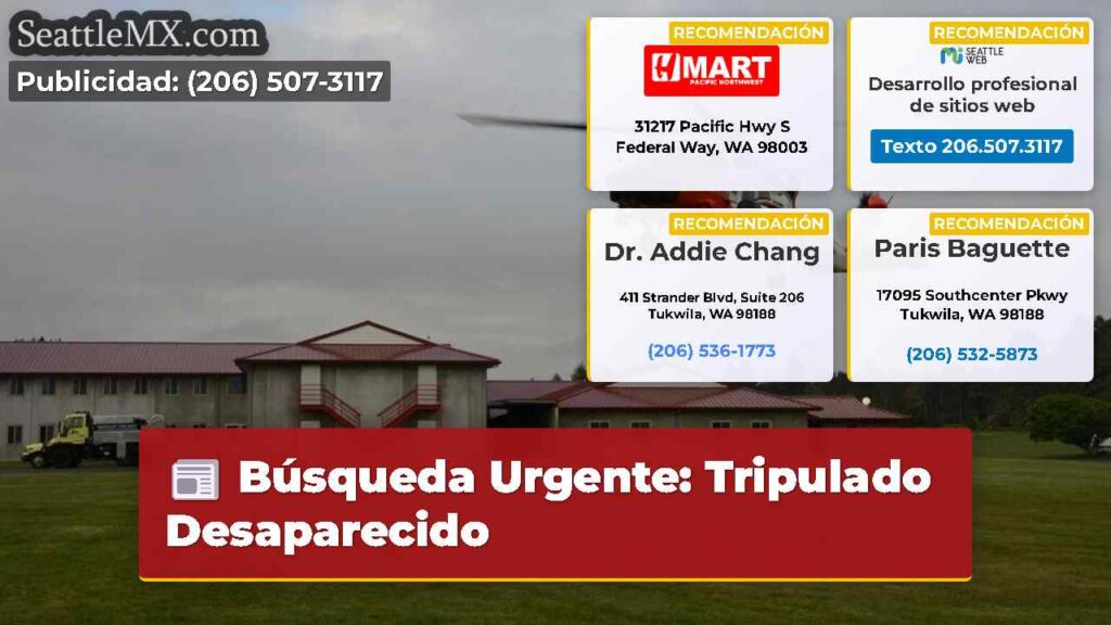 Búsqueda Urgente: Tripulado Desaparecido
