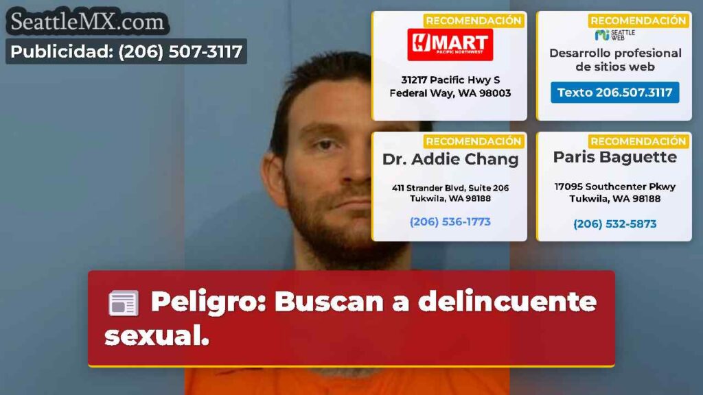 Peligro: Buscan a delincuente sexual.