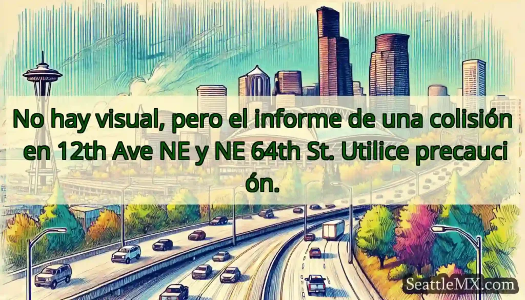 No hay visual, pero el informe de una colisión en
