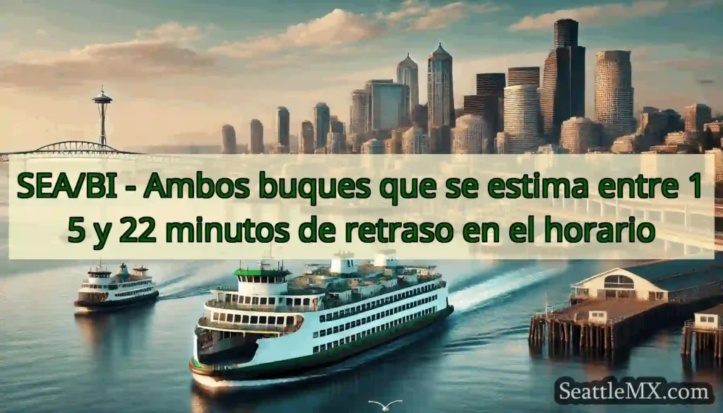 SEA/BI - Ambos buques que se estima entre 15 y 22