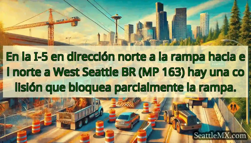 En la I-5 en dirección norte a la rampa hacia el