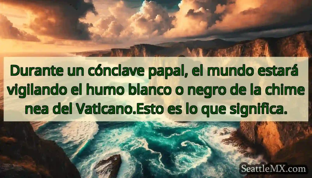 Durante un cónclave papal, el mundo estará