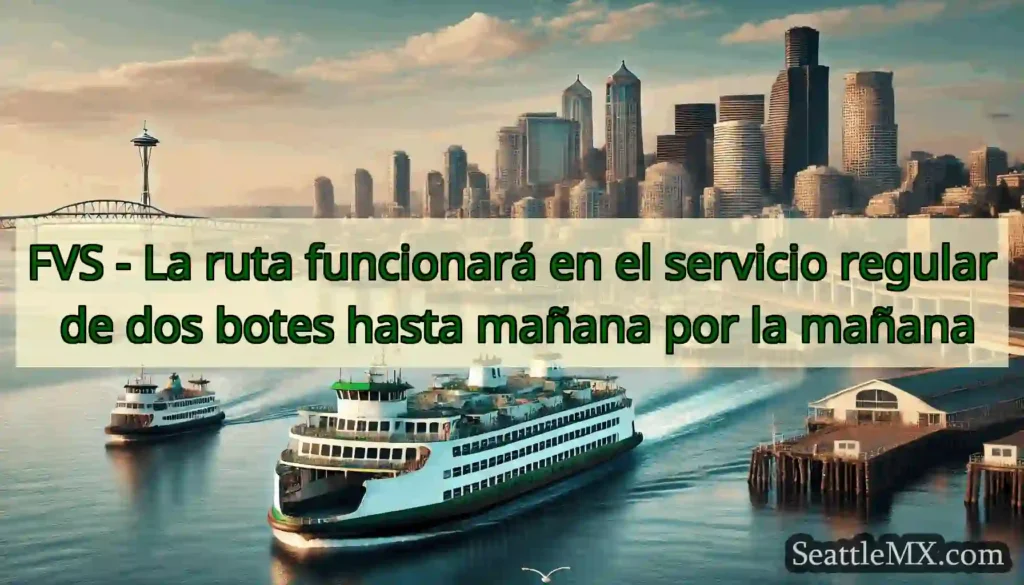 FVS - La ruta funcionará en el servicio regular