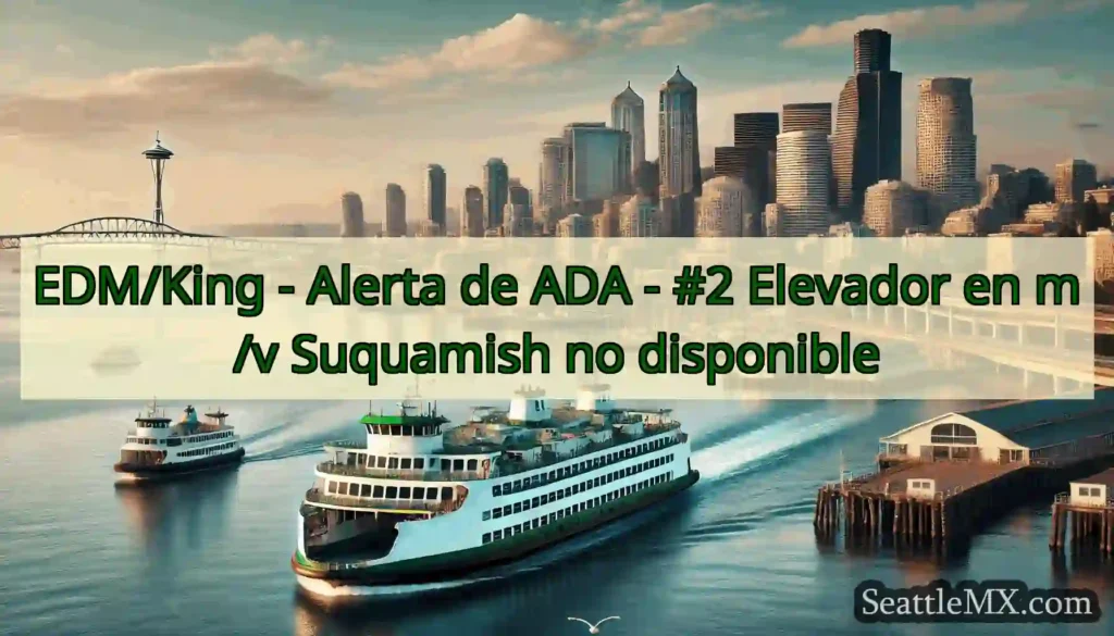 EDM/King - Alerta de ADA - #2 Elevador en m/v