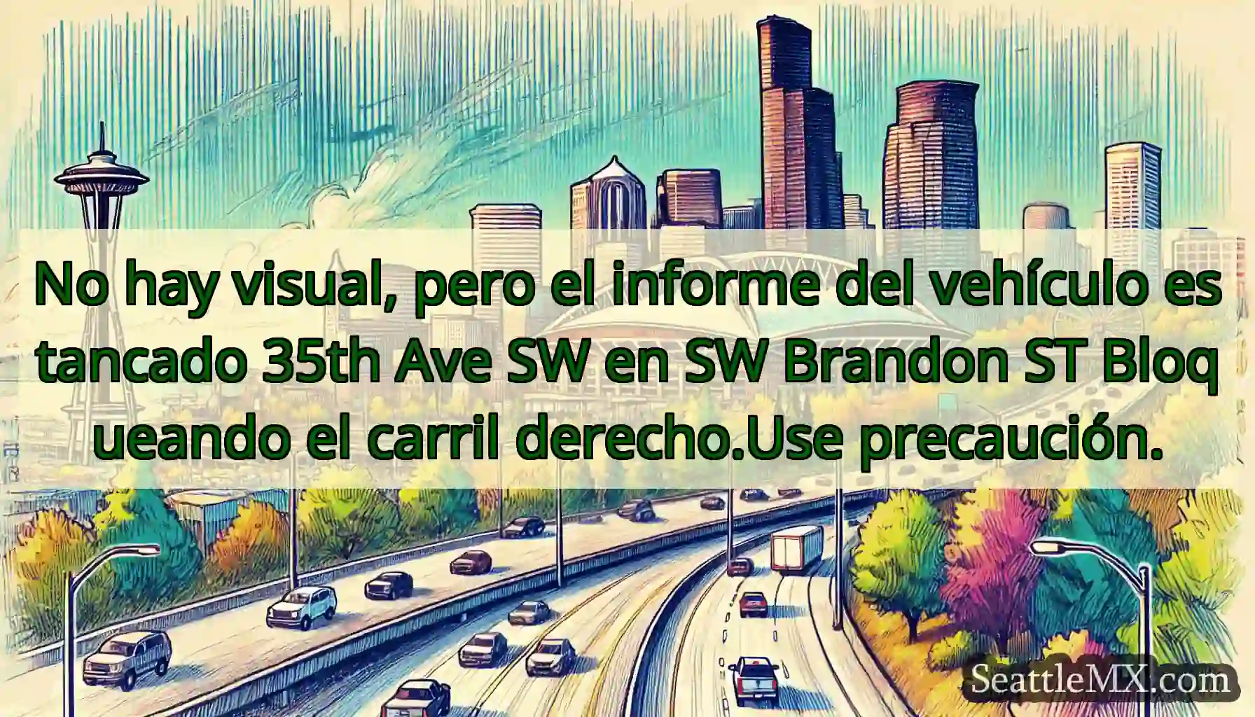 No hay visual, pero el informe del vehículo