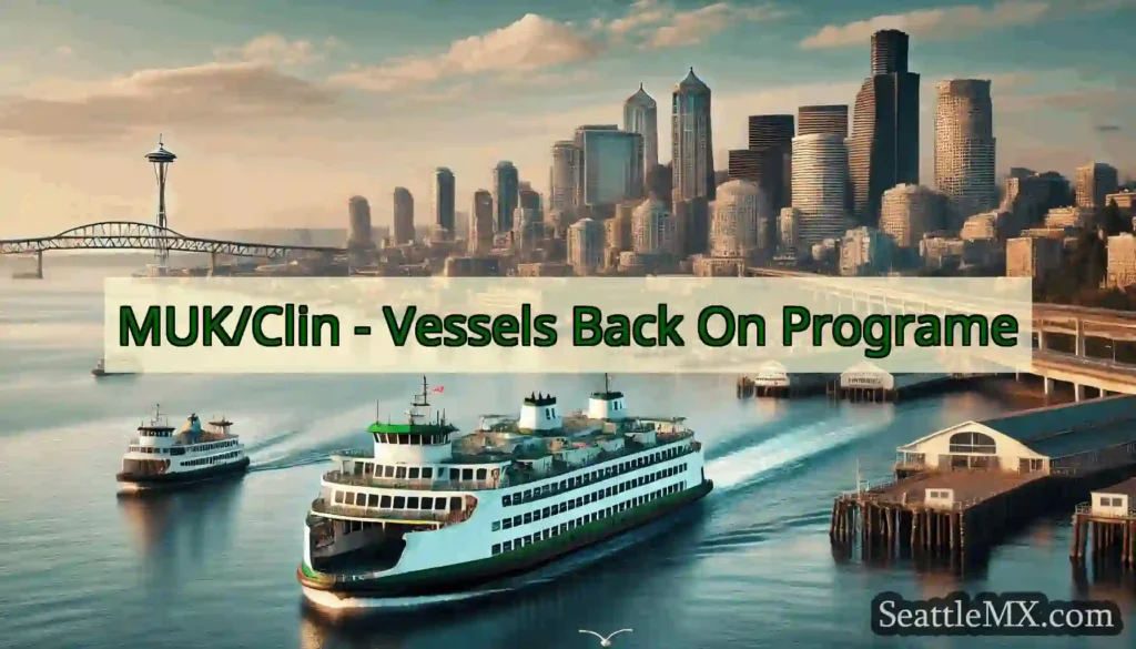 MUK/Clin - Vessels Back On Programe