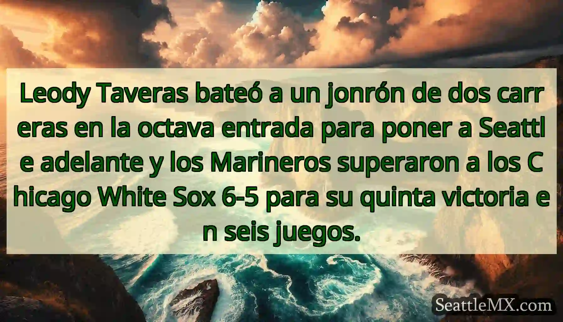 Leody Taveras bateó a un jonrón de dos carreras