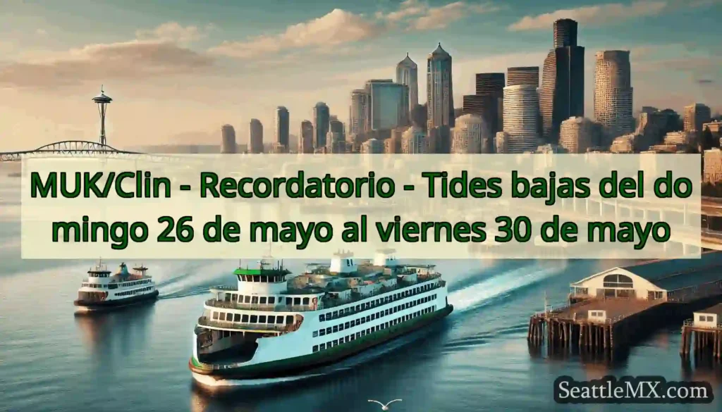 MUK/Clin - Recordatorio - Tides bajas del domingo