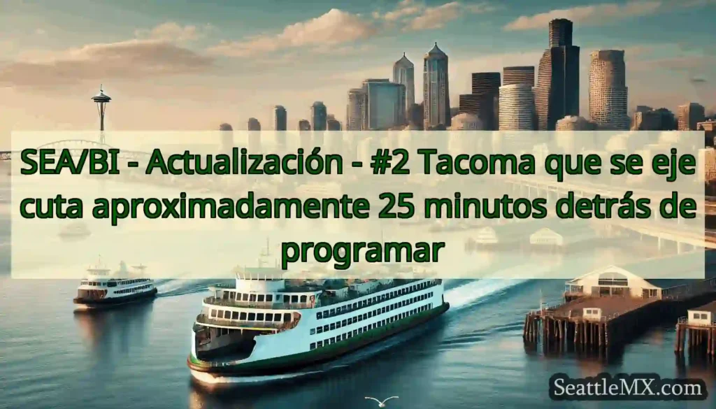 SEA/BI - Actualización - #2 Tacoma que se ejecuta